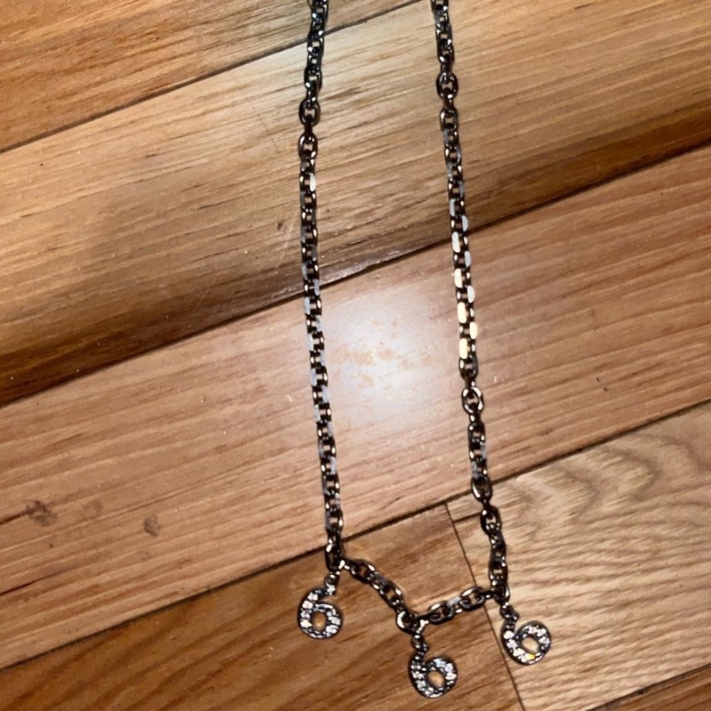 666 blinged necklace 

#666 #necklace #cute #grunge